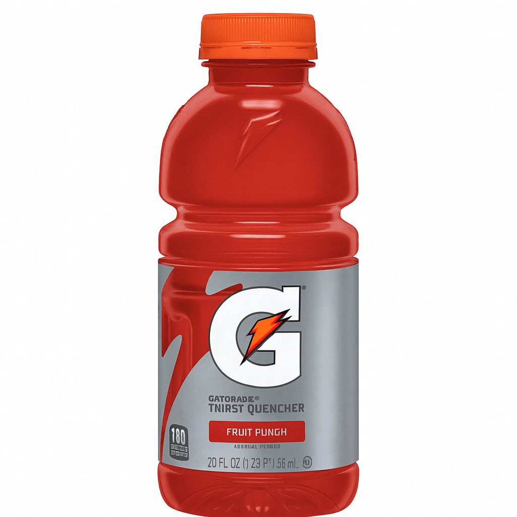 Gatorade Fruit Punch 591ml MHD: 29.2.2024 (abgelaufen)