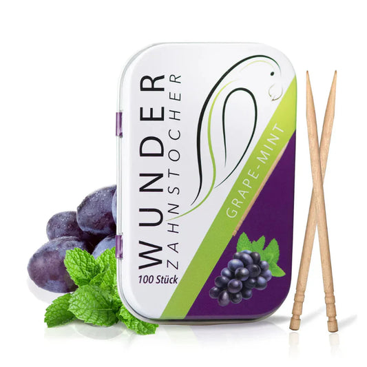 Wunder Zahnstocher Grape Mint - 100 Stück (10386623562062)