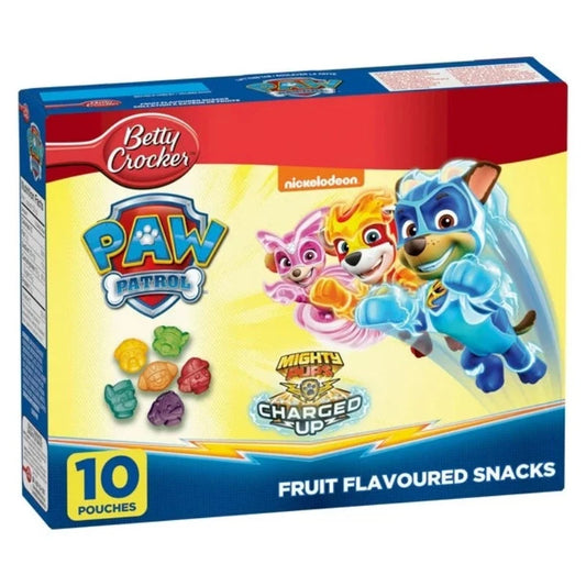 Betty Crocker Gluten Free Paw Patrol Special Edition Fruit Flavoured Snacks, 10 pouches, 226 g
