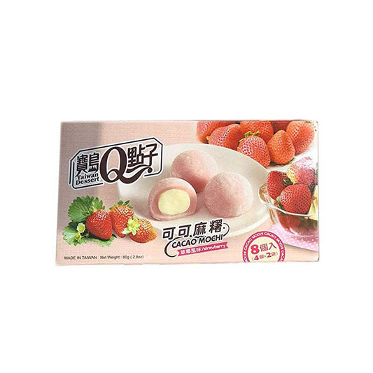 Taiwanese Dessert Mico Mochi Aardbeiensmaak 80g