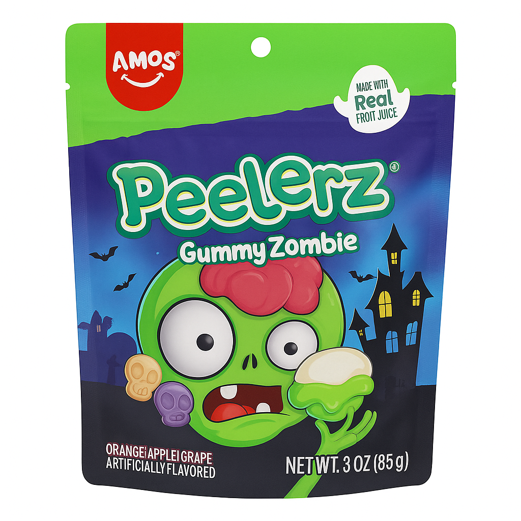 AMOS Peelerz Gummy Zombies Halloween 65g