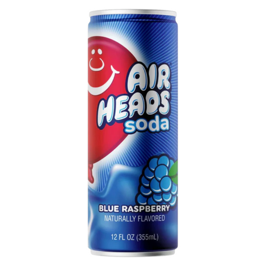Airheads Soda Blue Raspberry Flavour USA 330ml Dose
Airheads Blue Raspberry Soda amerikanisches Getränk 330ml
Airheads Soda Blue Raspberry USA Import Getränkedose
Airheads Blue Raspberry Soda Dose Nahaufnahme
Airheads Soda Blue Raspberry amerikanische Limonade 330ml