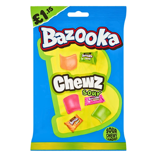 Bazooka Chews Sour Bags 120g