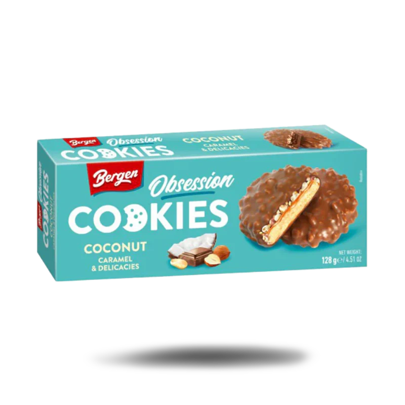 Bergen Cookies Coconut Caramel & Delicacies 128g (10713904775502)