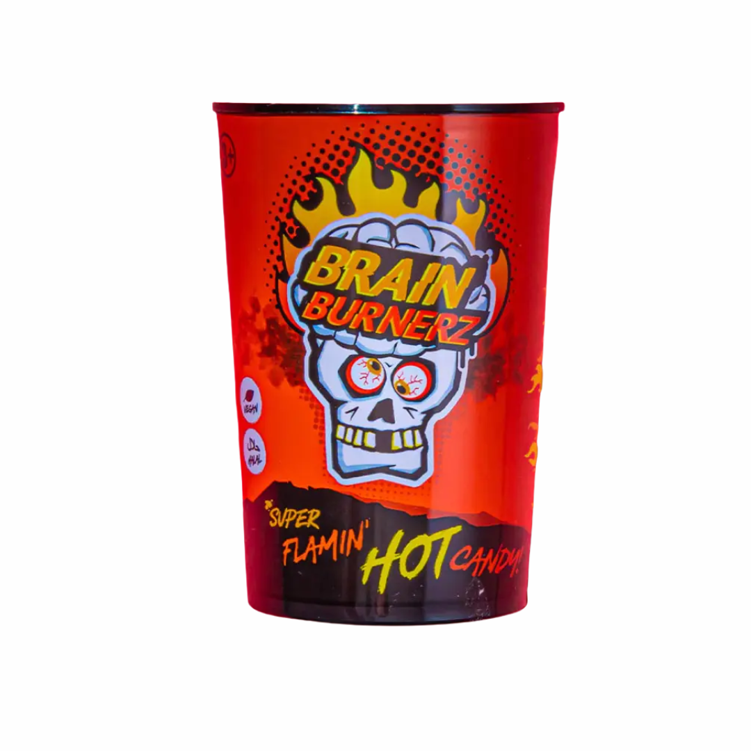 Brain Blasterz Super Flamin Hot Candy Tub (12x48g) (10331175551310)