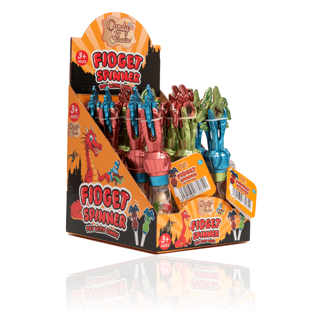 Candy Paradise Toy With Candy Fidget Spinner 10g Mystery 1Stück