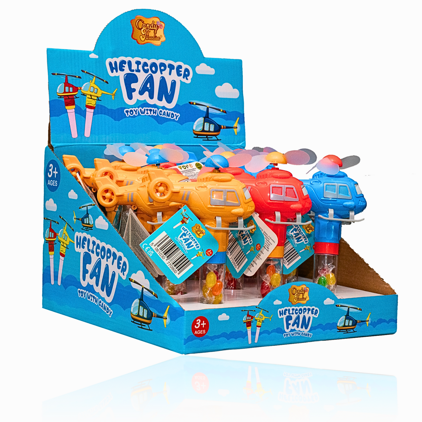 Candy Paradise Toy With Candy Helicopter Fan 10g Mystery 1Stück