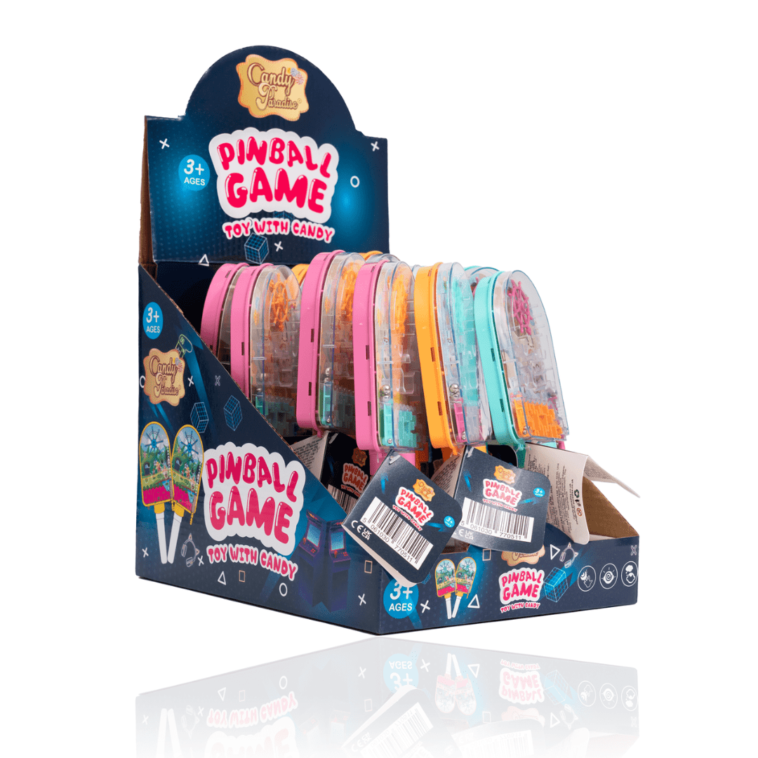 Candy Paradise Toy With Candy Pinball Machine 10g Mystery 1Stück