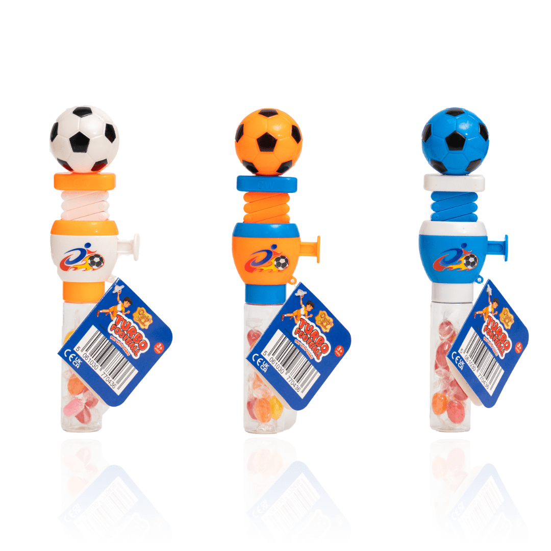 Candy Paradise Toy With Candy Turbo Football 10g Mystery 1Stück
