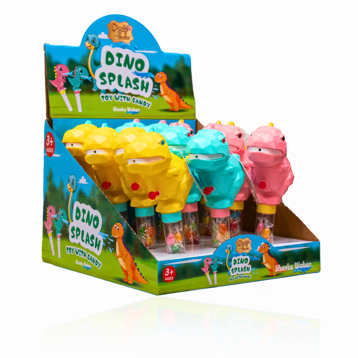 Candy Paradise Toy With Candy Dino Splash 10g Mystery 1Stück