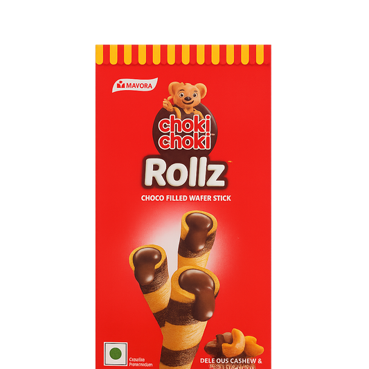 Choki Choki Rollz Choco-Filled Wafer Stick 45g