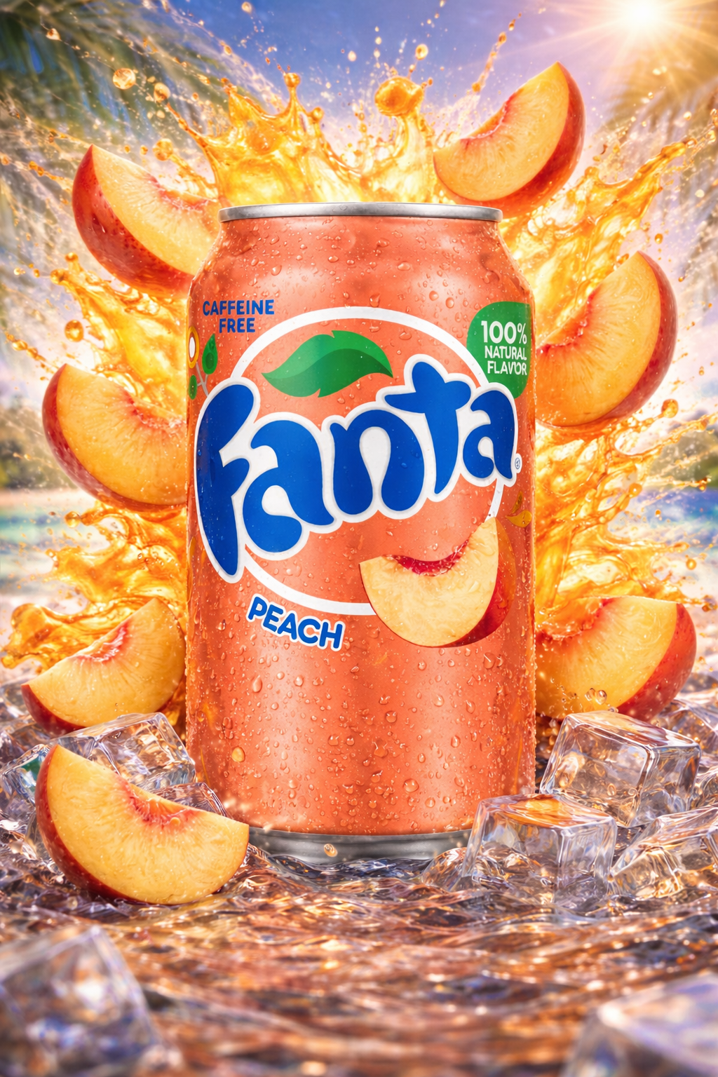 12 x Fanta Peach 355ml Sparset