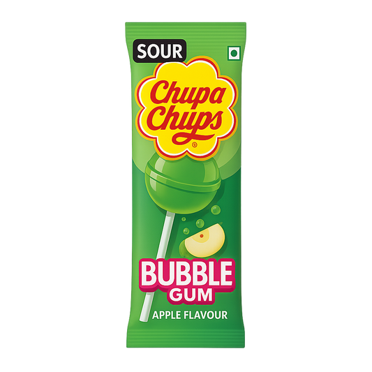 Chupa Chups Gum Filled Lollipop Apple Flavour 11g