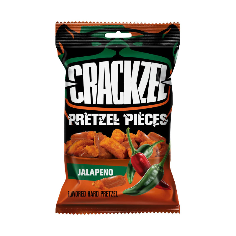 Crackzel Pretzel Pieces Jalapeno 85g Verpackung knusprige Brezelstücke mit Jalapeno Geschmack
Crackzel Pretzel Pieces Jalapeno Snack würzige Pretzel Bites mit Chili Jalapeno Aroma
Crackzel Pretzel Pieces Jalapeno 85g amerikanischer Pretzel Snack mit leichter Schärfe
Crackzel Jalapeno Pretzel Pieces knusprige Brezelstücke würzig scharf
Crackzel Pretzel Pieces Jalapeno Packung salziger Snack mit Jalapeno Chili Geschmack