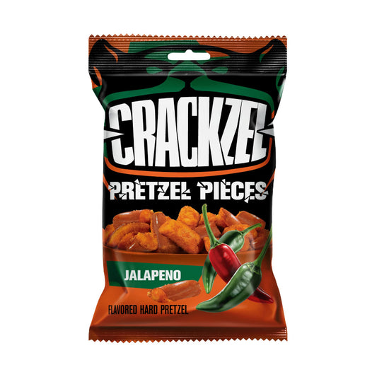 Crackzel Pretzel Pieces Jalapeno 85g Verpackung knusprige Brezelstücke mit Jalapeno Geschmack
Crackzel Pretzel Pieces Jalapeno Snack würzige Pretzel Bites mit Chili Jalapeno Aroma
Crackzel Pretzel Pieces Jalapeno 85g amerikanischer Pretzel Snack mit leichter Schärfe
Crackzel Jalapeno Pretzel Pieces knusprige Brezelstücke würzig scharf
Crackzel Pretzel Pieces Jalapeno Packung salziger Snack mit Jalapeno Chili Geschmack