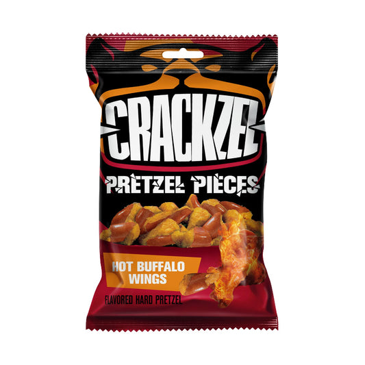 Crackzel Pretzel Pieces Hot Buffalo Wings 85g Verpackung würzige Brezelstücke Snack
Crackzel Pretzel Pieces Hot Buffalo Wings Pretzel Bites mit Buffalo Wings Geschmack
Crackzel Pretzel Pieces Hot Buffalo Wings 85g knuspriger amerikanischer Pretzel Snack
Crackzel Hot Buffalo Wings Pretzel Pieces würzig scharfe Brezelstücke Snack
Crackzel Pretzel Pieces Hot Buffalo Wings Packung salziger Snack mit Buffalo Wings Aroma