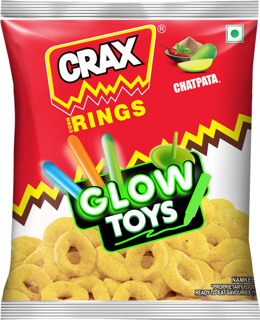 Crax Rings Chatpata Super Glow Toys 22g MHD: 27.09.2025