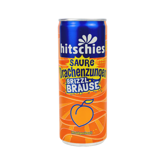 Hitschies Saure Drachenzungen Brizzl Brause Pfirsich 250ml (10486878699854)