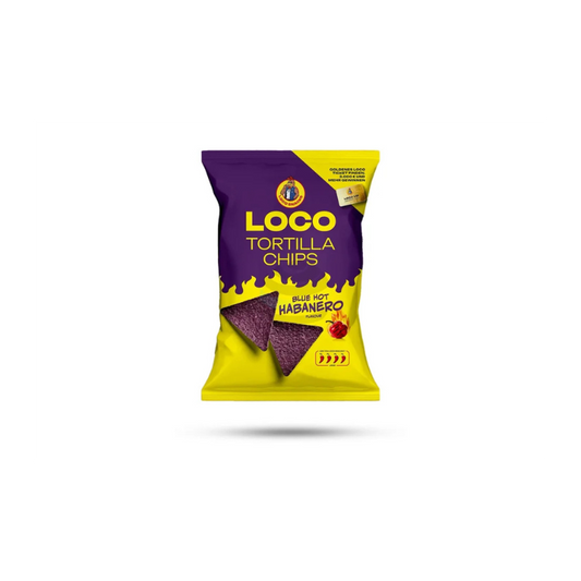 Loco Tortilla Chips - Blue Hot Habanero 100g (10440987443534)