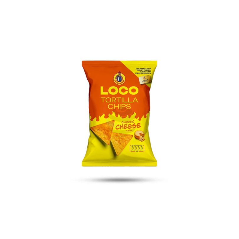 Loco Tortilla Chips - Classic Cheese 100g (10440991080782)