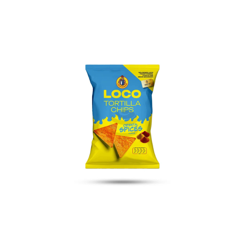 Loco Tortilla Chips - Oriental Spices 100g (10440992162126)