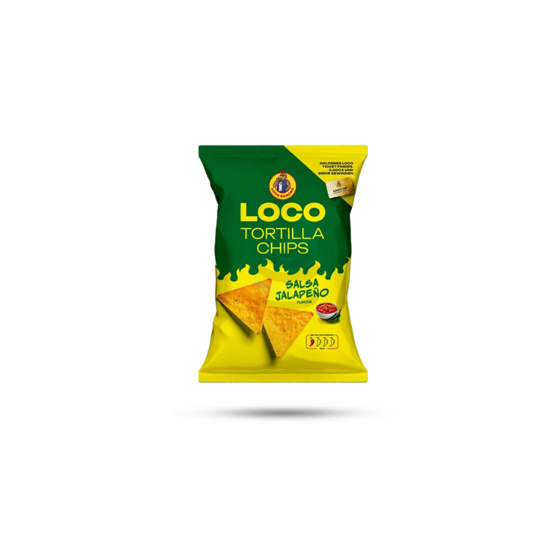 Loco Tortilla Chips - Salsa Jalapeno 100g (10440993407310)
