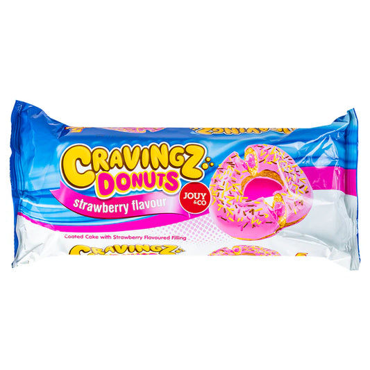 Cravingz Donut Aardbeiensmaak 200g Ten minste houdbaar tot: 15 mei 2025