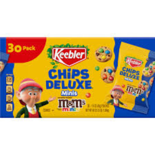 Keebler Chips Deluxe m&m's Family-Pack 30stk 1350g