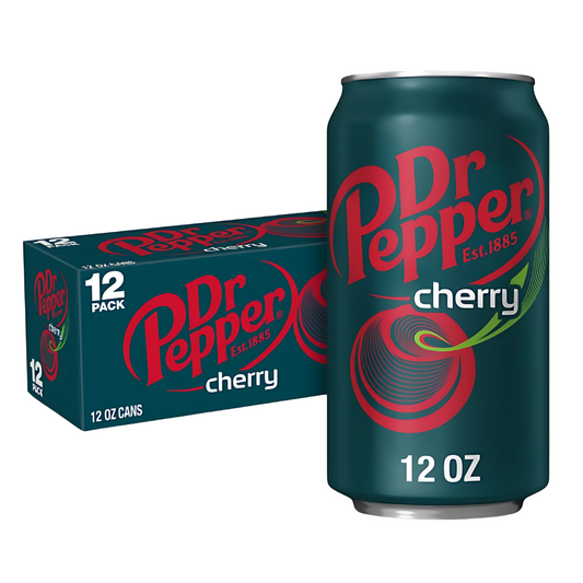 Dr Pepper Cherry Soda USA 355ml (10395841528142)