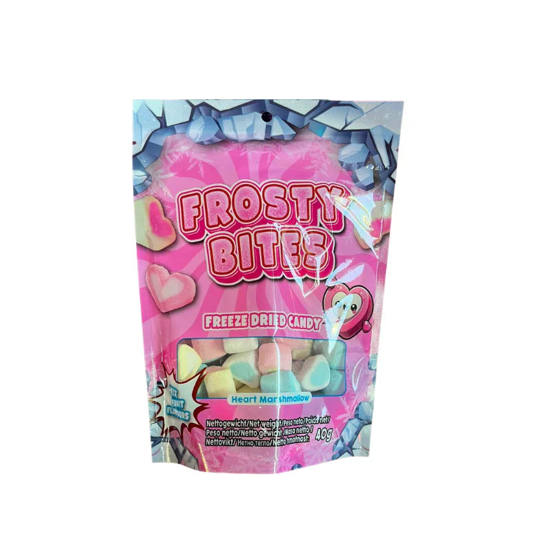Frosty Bites Freezed Dried Candy Heart Marshmallow 40g