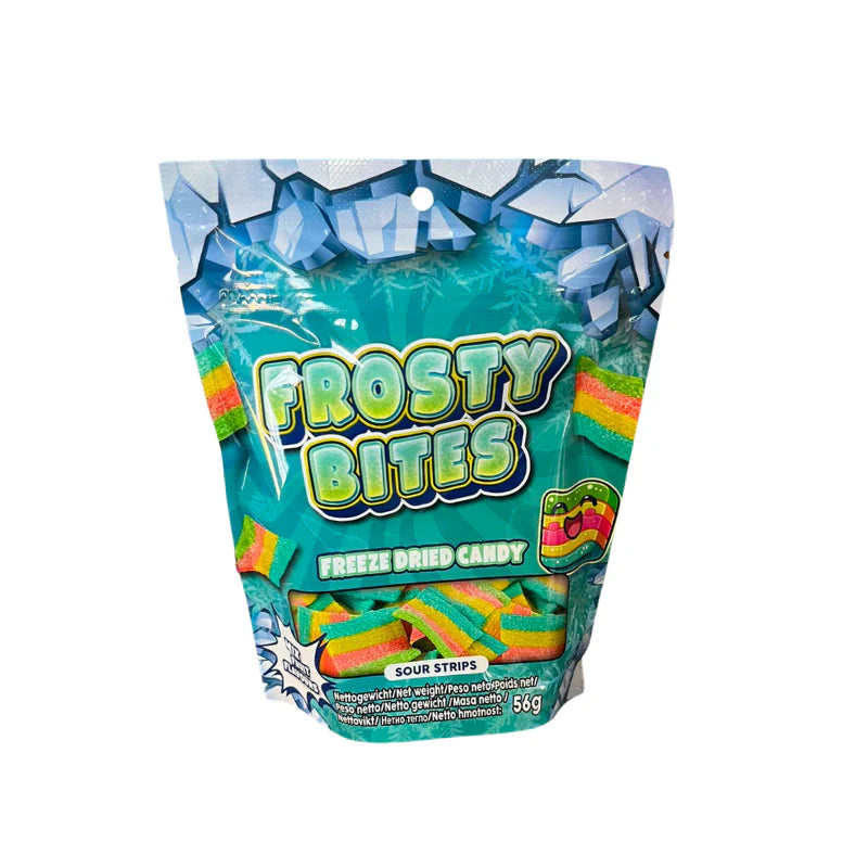 Frosty Bites Freezed Dried Candy Sour Strips 50g