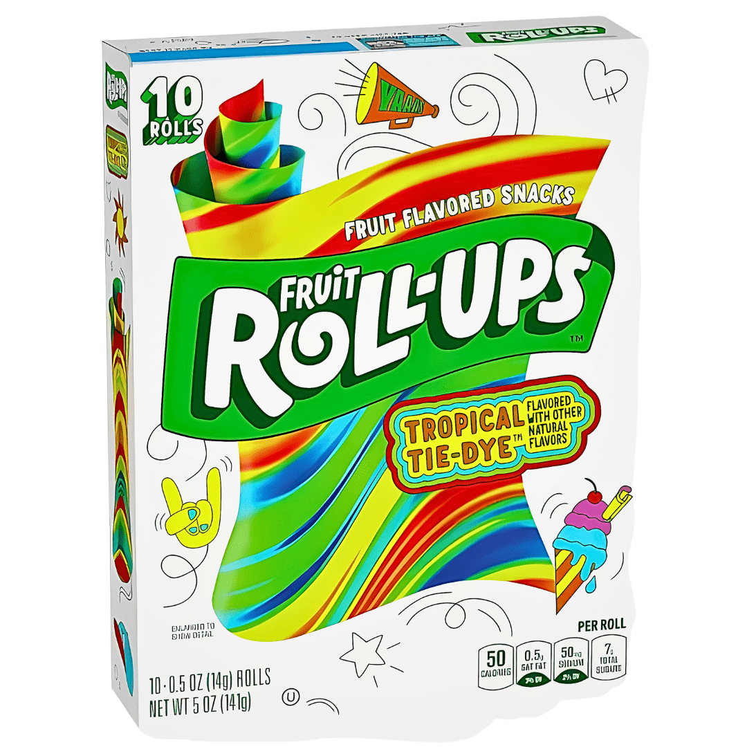 Fruit Roll Ups Tropical Tie Dye 141g