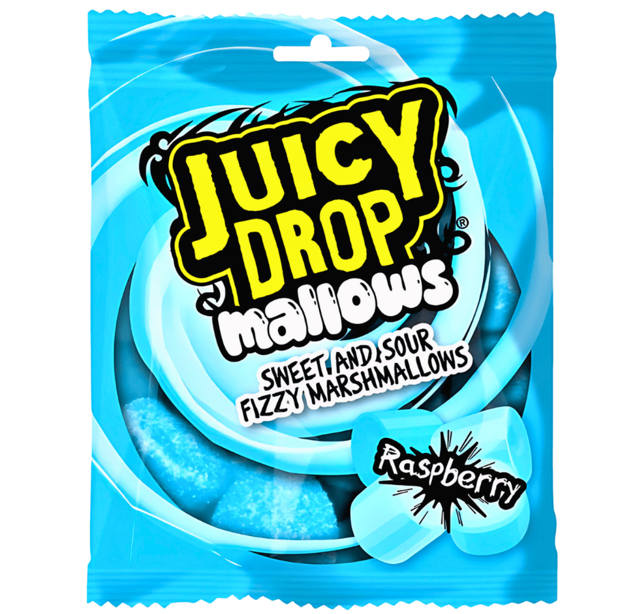 Bazooka Sweet & Sour Fizzy Marshmallow Raspberry 100g