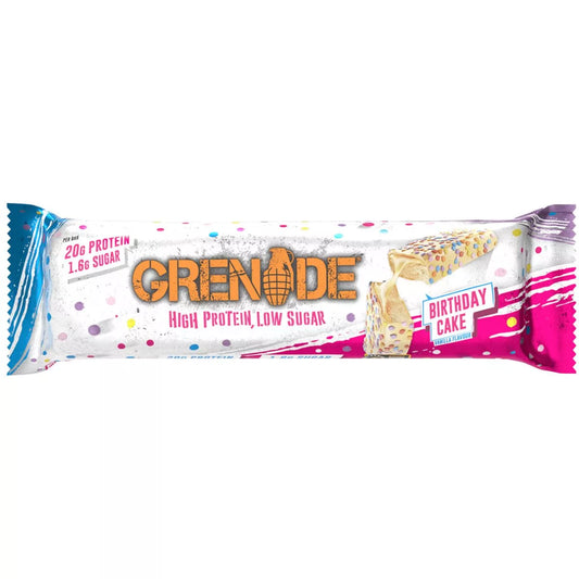 Grenade Protein Bar Birthday Cake 60g Proteinriegel