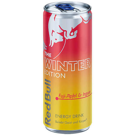 Red Bull Energy Drink Winter Edition Fuji-Apfel & Ingwer 250ml (10776851185998)