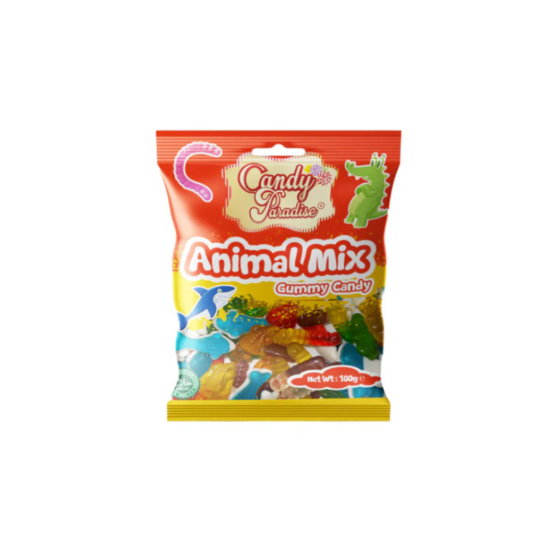 Candy Paradise Dierenmix 100g