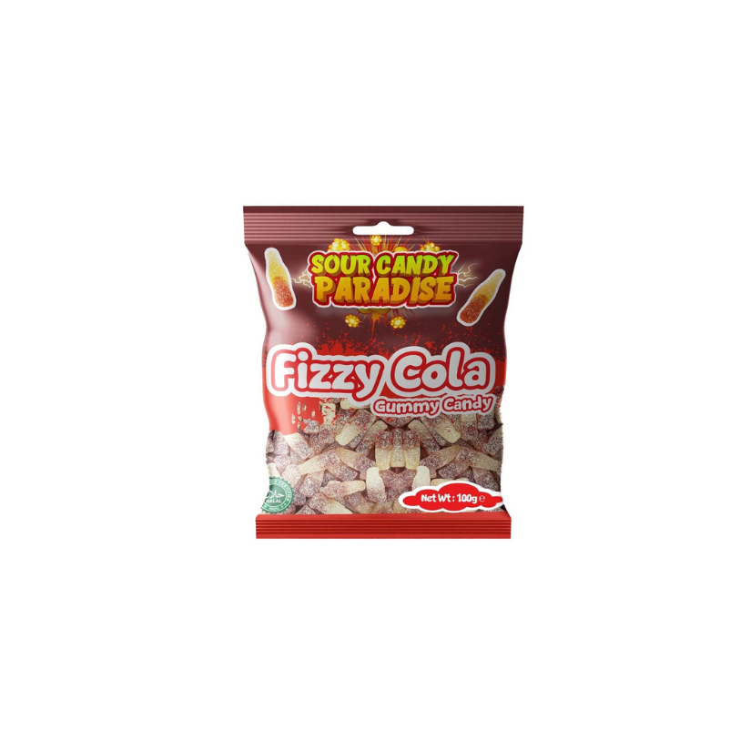 Candy Paradise Zure Bruisende Cola 100g
