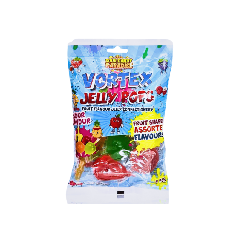 Sour Candy Paradise Vortex Jelly Pops Zure Smaak 315g