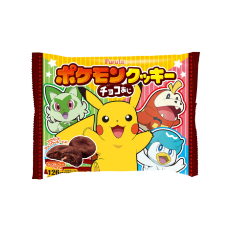 Furuta Pokemon Cookies 126g MHD: 05.2025