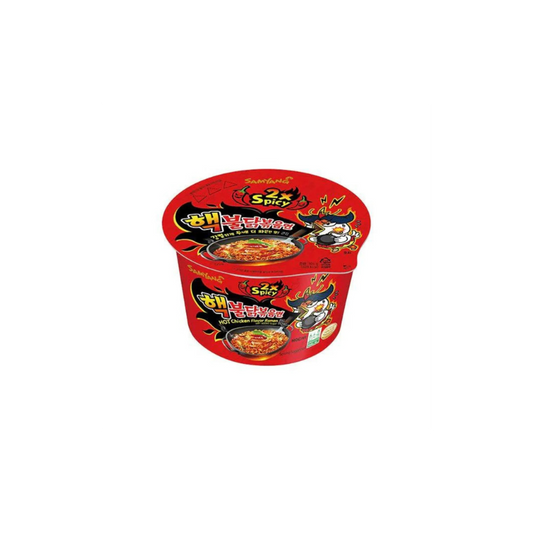 Samyang Instant Noodles Grote Kom Pittige Kip 2 x Pittig 105g