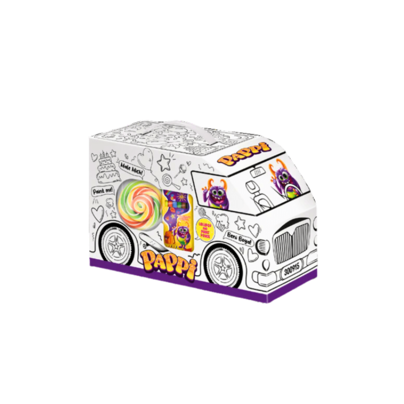 Pappi Bus Paint Me Candy 30g (1 stuk)
