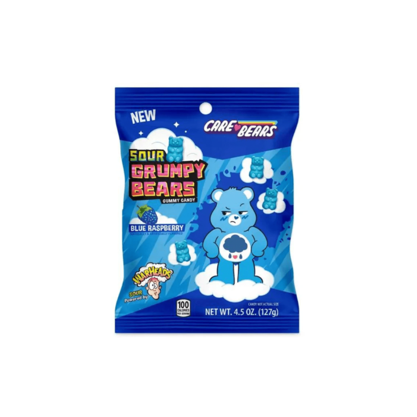 Warheads Sour Gumpy Bears Blue Raspberry 127g