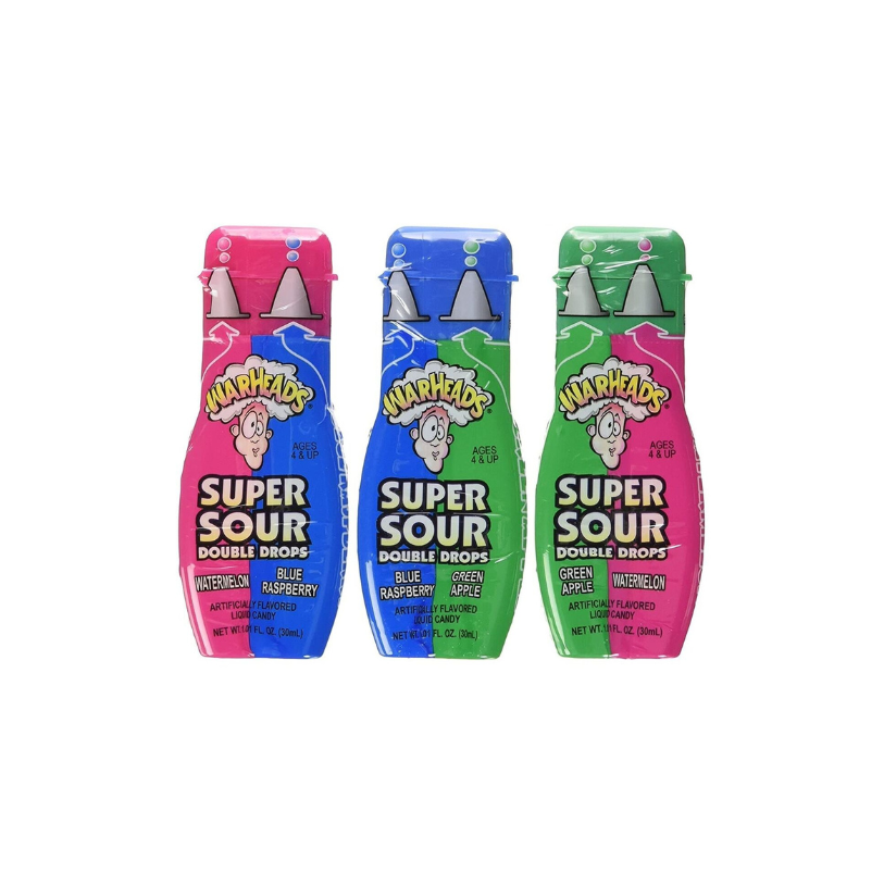Warheads Super Sour Double Drops 30ml (1Stk)