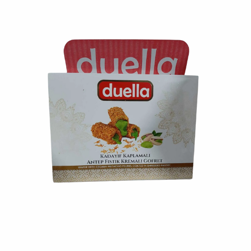 Duella Kadayif Kaplamali Antep Fistik Kremali Gofret 175g (10467765223758)