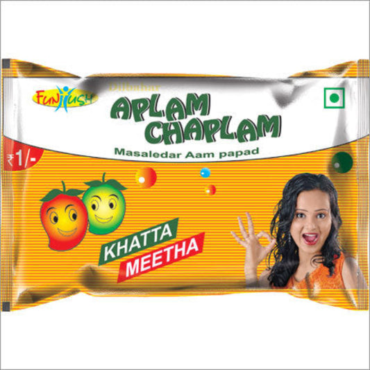 Dilbahar's Aplam Chaplam Masaledar Aam Pappad Khatta Meetha 20g