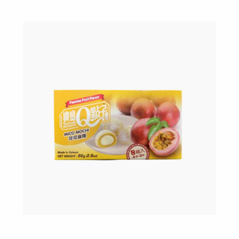 Taiwan Custard Mico Mochi Passionfruit Flavour 80g