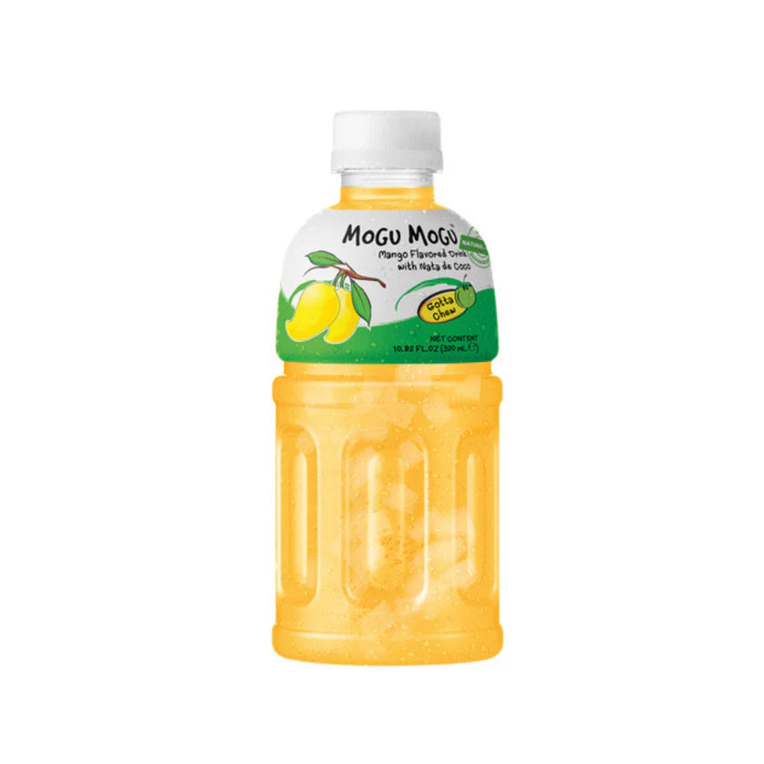 Mogu Mogu Mangogetränk mit Nata de Coco 320ml (inkl. Pfand) MHD: 04.05.2025