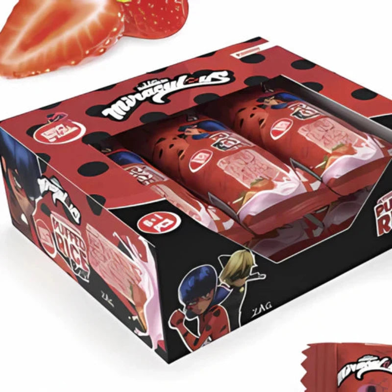 Miraculous Puffed Rice Bar Strawberry 22.5g (9578156065034)