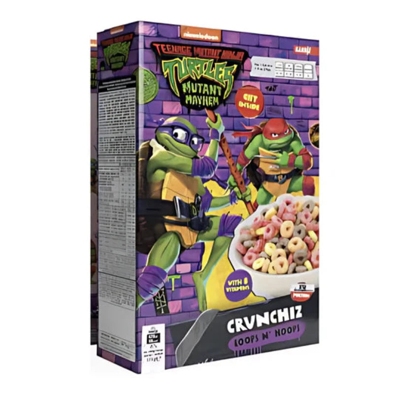 TMNT Movie Crunchiz Loops N' Hoops 375g (8596905689354)