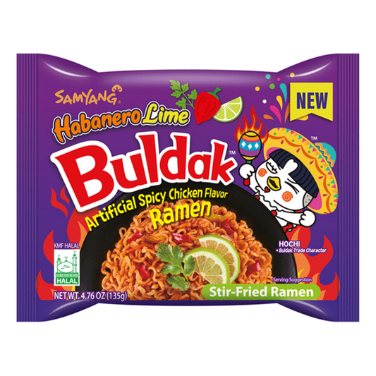 Samyang Buldak Hete Kip Ramen Habanera & Limoen 135g
